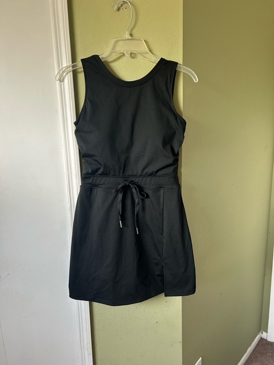 Free People Dresses & Skirts - NWOT Women's Black drawing waist Tie Tennis Dress w/Shorts